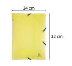 Chemise à élastiques 3 rabats polypropylène Chromaline Pastel - A4