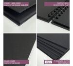 Album à personnaliser de 40 feuilles 185g/m2 au format 32x24cm - Noir