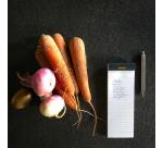 Bloc agrafé Rhodia N°8 7,4x21 cm 80 feuillets ligné 80g - Noir