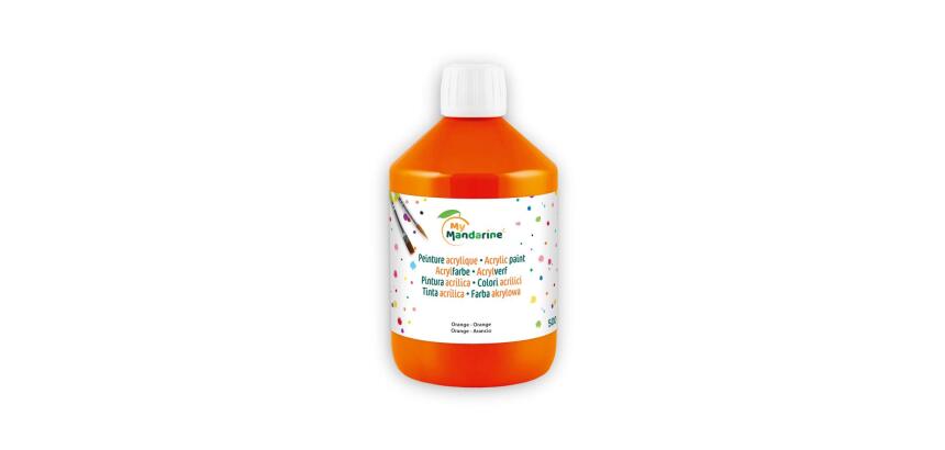 ACRYLIQUE MATE 500 ML ORANGE - Orange
