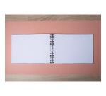 Album photo à spirales 50 pages blanches Flamingo