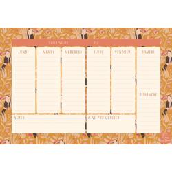 Hebdo Planner Color Design Toucan 26,5 x 18 cm - Visuel