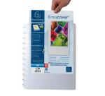 Carpetas de fundas amovibles con anillas - Fundas piel de naranja Tapa rígida personalizable Kreacover ® 8/10º - (Vistas: 80 Fundas: 40) - 24 ,5x31cm para A4 - Blanco