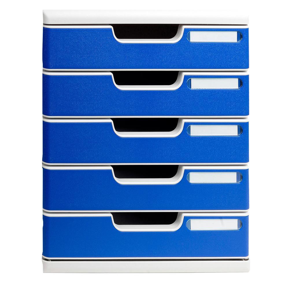 MULTIDRAWER SYSTEM /5 x 54 mm light grey/blue
