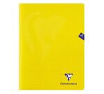 Cahier piqué Mimesys 24x32cm 48 pages petits carreaux couverture polypropylène