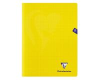 Cahier piqué Mimesys 24x32cm 48 pages petits carreaux couverture polypropylène