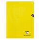Cahier piqué Mimesys 24x32cm 48 pages petits carreaux couverture polypropylène