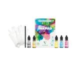 Coffret Starter Set Alcohol Ink A5 Bloc Alcohol Inkpad Clairefontaine et Encres à alcool Cernit
