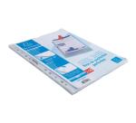 Bloc exacompta pochettes perforees detachables lisse   11 trous 55 microns 210x297   mm 50 unites