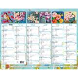 Calendrier Sophie Adde avec illustrations 43 x 33,5 cm Semestriel 2026 - Visuel
