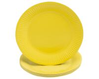 Runde Pappteller, 20 Stück, Ø 23 cm, 100% plastikfrei
