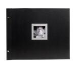 Album photos à vis rechargeable 40 pages noires Ceremony - 37x29 cm - Noir