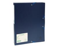 Exacompta Forever Recycled Elasticated Filing Box, 40mm Spine, 0.7mm PP ,A4