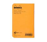 Carnet piqué Rhodia Classic 7,5x12 cm 48p dot non détachables 80g - Orange