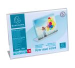 Lot de 10 porte-étiquettes A7 horizontal - Cristal