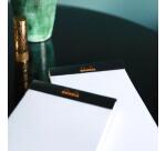 Bloc agrafé Rhodia N°11 7,4x10,5 cm 80 feuillets ligné 80g - Noir