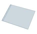 Sachet de 10 pochettes perforées PVC lisse 12/100e - A3 horizontal