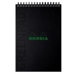 Integral binding pad GREENPAD, A5+, grid, black