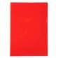 Pak van 100 L mappen - gladde PVC 13/100e - A4 - Rood