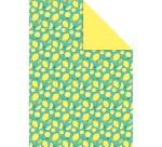 DECORATIV', Paquet de 25 feuilles 160g/m2 au format 21x29,7cm - Fraîcheur citron 2 - Multicolore