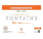 Fontaine bloc collé 4 côtés 20F 31x41cm 300g grain satiné