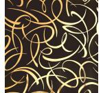 Prem.80g, 50x0,70m Arabesq or fd noir - Noir