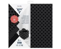 PAPIER FLOQUÉ, Pochette de 5 feuilles 185g/m2 au format 30.5x30.5cm - Assortiment