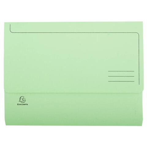 Paquete de 50 Subcarpetas Bolsa SUPER 210 g/m2 Exacompta - Verde Claro