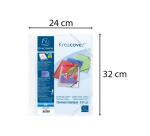 Chemise à élastiques 3 rabats polypropylène opaque Krea Cover - A4 - Blanc