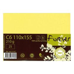 Carte 110x155 FOREVER 210g pqt 25