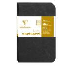 Set de 2 carnets piqués Age Bag 9x14 96 pages ligné - Noir