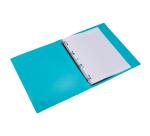 Classeur 4 anneaux 15mm polypropylène recyclé Pop'N Co - Couleurs assorties