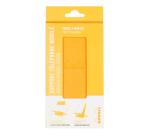 Rhodiarama support pour téléphone mobile simili cuir italien 13x8x8,5 cm - Jonquille