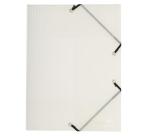 Chemise à élastique 3 rabats Polypropylène 7/10e Crystal Colours - A3 - Couleurs assorties