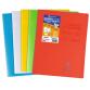 Cahier Travaux Pratiques piqué Koverbook 24x32cm 64 pages grands carreaux + uni 90 g couverture polypropylène transparent - Assortis