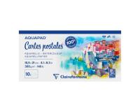 Aquapad Cartes Postales bloc collé 10F 10,5x21cm 300g