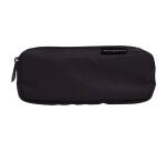 Pencil case rectangle 2comp Dobble black - Black
