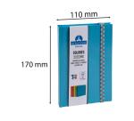 Carnet Iderama 170x110, 192 pages lignées - Bleu