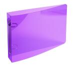 Classeur pour fiches bristol 100x150 2 anneaux 25mm polypropylène Crystal colours - Couleurs assorties