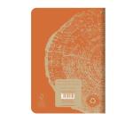 Carnet piqué FOREVER PREMIUM 100% recyclé A5 96 pages ligné papier recyclé blanc 90 g - Orange rouille
