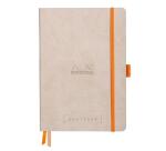 Rhodia Goalbook Softcover Notebook - 5x5 - 120 Sheets - 90gsm - Beige