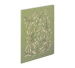 Jardin des Sens, Carnet cousu fil A5 14,8x21 cm, 64 pages, ligné, ass.