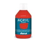 Darwi Flacon de 250 ml de Peinture Acrylique Universelle Brillante - vermillon