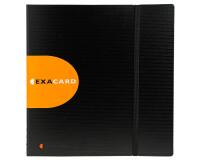 Porta-tarjetas de visita amovibles con espiral - (Vistas: 320 Fundas: 20) - 26,5x25cm para 26,5x25cm - Negro
