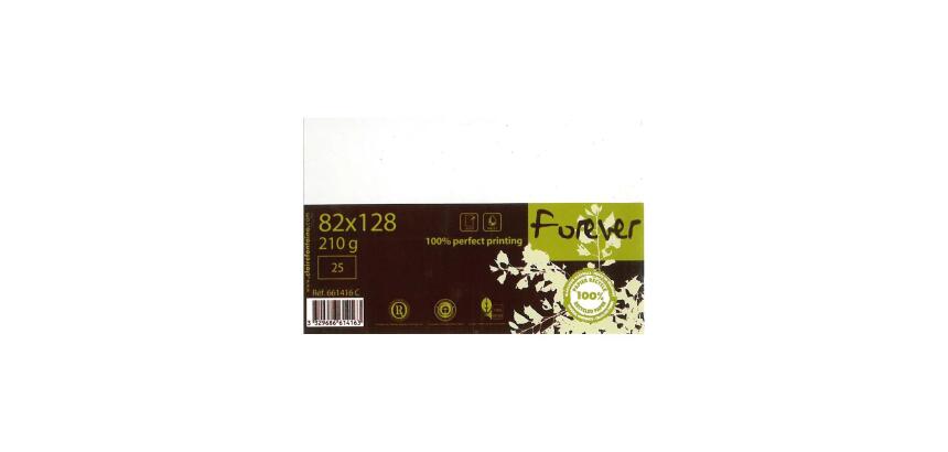 Carte 82x128 FOREVER 210g pqt 25