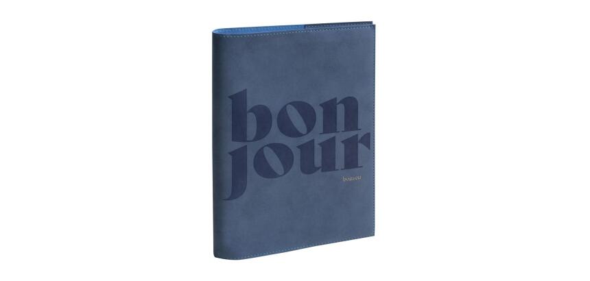 Notebook Nubia ligné - Bleu