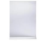 Porte visuel exacompta a6 droit vertical cristal