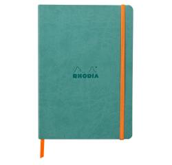 Rhodiarama carnet souple A5 160 pages papier ivoire 90 g fermeture élastique