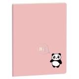 Notebook Cute Friends ligné Panda 15 x 21 cm - Visuel
