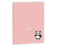 Notebook Cute Friends ligné Panda 15 x 21 cm - Visuel